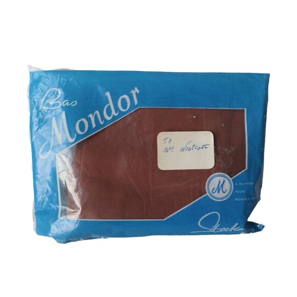 Vintage Lyse Mondor Stretch Nylon Stockings Fits All Sizes - Picture 1 of 4